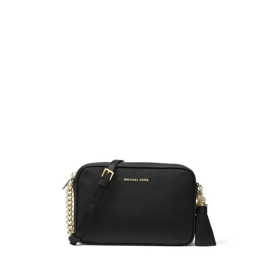 Bolsa de Luxo Elegante - Bolsa de Couro Pequena Jet Set Crossbody da Michael Kors