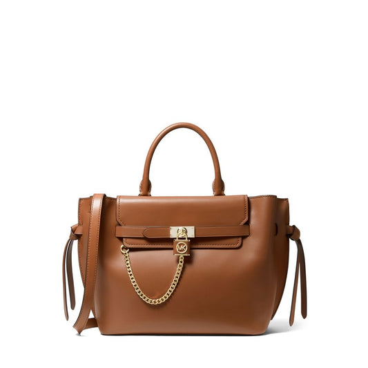Bolsa de ombro com logotipo grande Michael Kors Hamilton Legacy