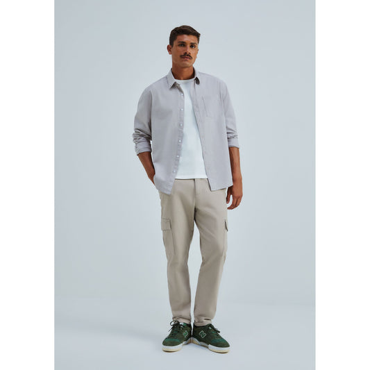 Pantaloni cargo uomo dal taglio dritto con finitura Peach Touch