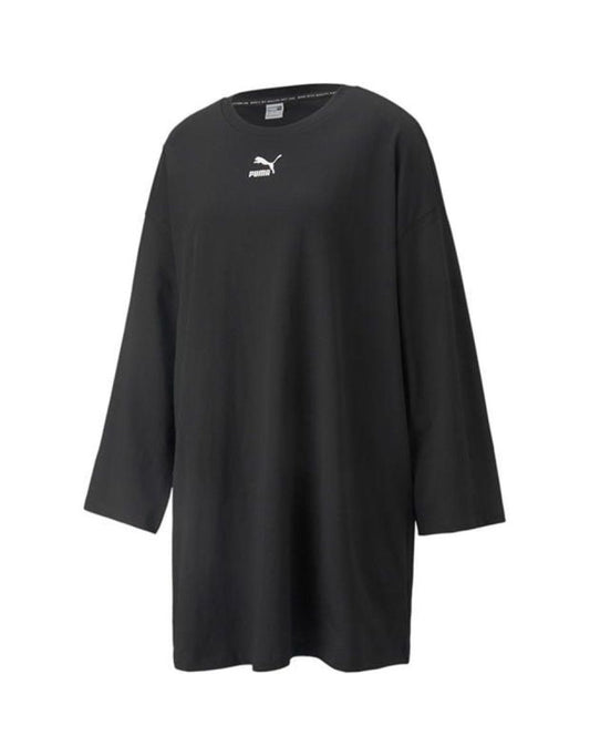 Puma Classic Donna Vestito a maniche lunghe nero