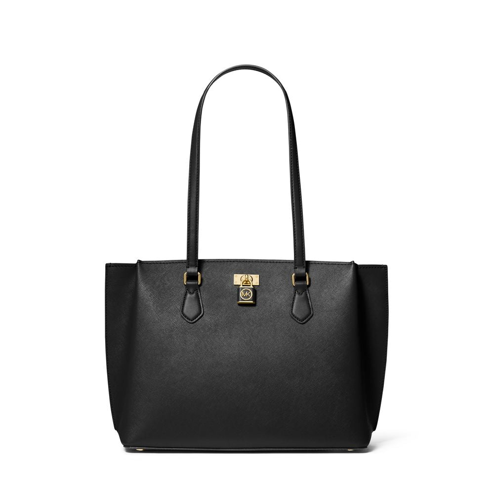 Refined Tote - Bolsa grande de couro rubi da Michael Kors