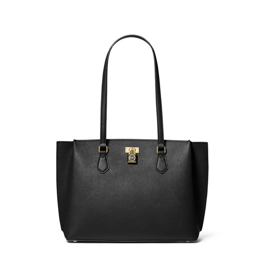 Refined Tote - Bolsa grande de couro rubi da Michael Kors