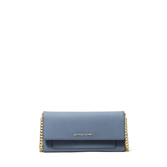 Bolsa de Luxo Refinada - Bolsa de Couro Pequena Jet Set Crossbody da Michael Kors