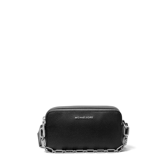 Bolsa elegante e chique - Bolsa de couro Jet Set Crossbody pequena da Michael Kors