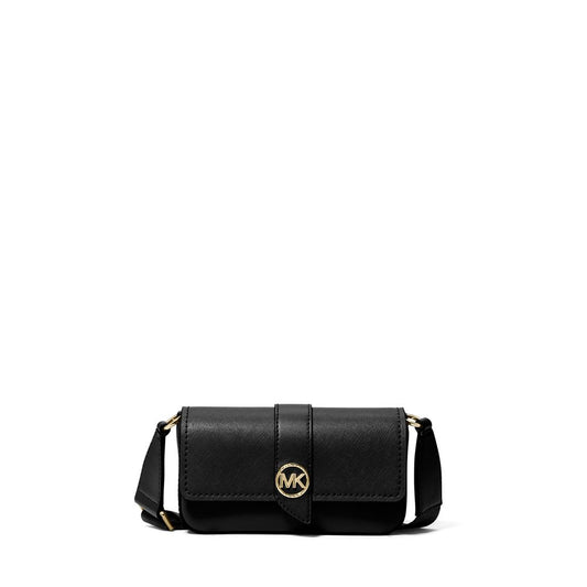 Bolsa versátil e refinada - Bolsa pequena de couro Greenwich da Michael Kors