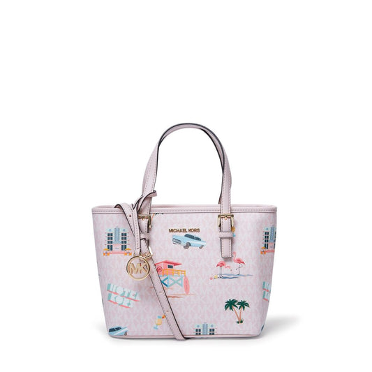 Bolsa elegante - Bolsa pequena com logotipo Jet Set da Michael Kors