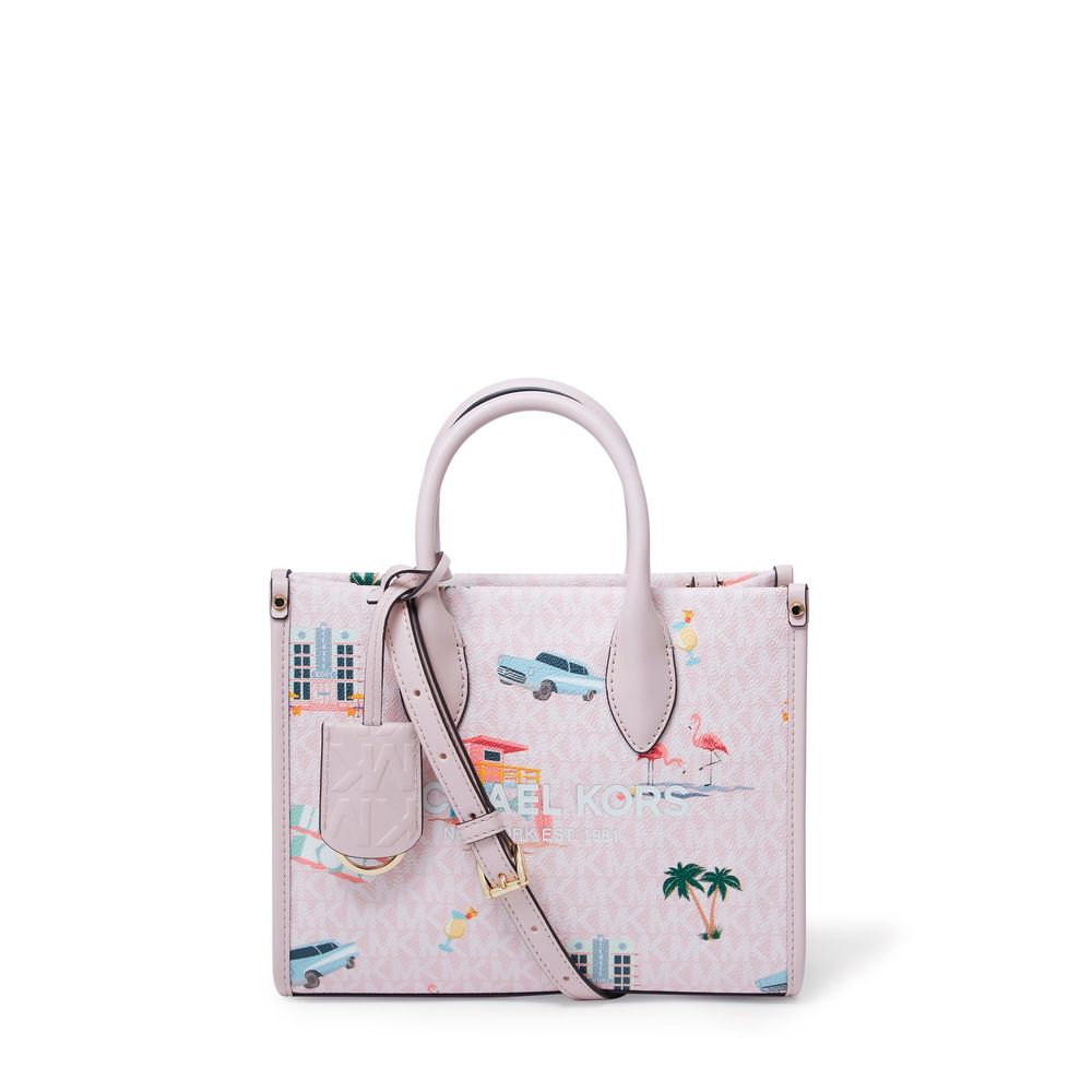 Bolsa Michael Kors Mirella Medium Crossbody com logotipo - Luxo versátil