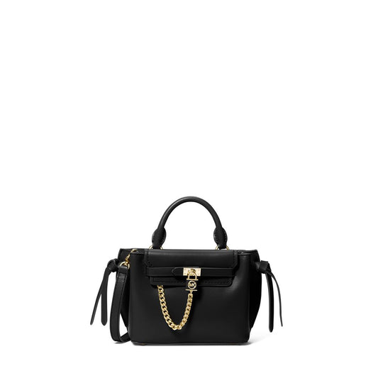 Bolsa refinada e chique - Bolsa de couro pequena Hamilton Legacy Crossbody de Michael Kors