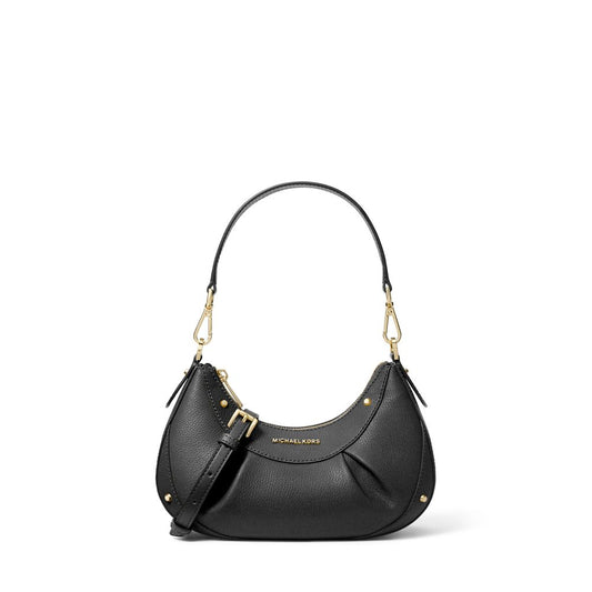 Bolsa elegante para o dia a dia - Bolsa de couro pequena Enzo Crossbody da Michael Kors