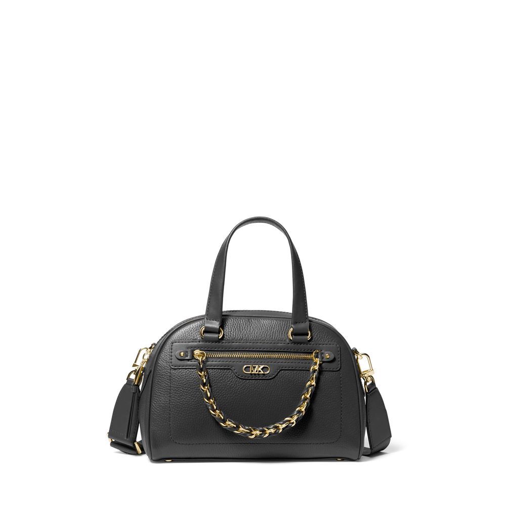 Bolsa de ombro de luxo - Bolsa pequena de couro Williamsburg da Michael Kors