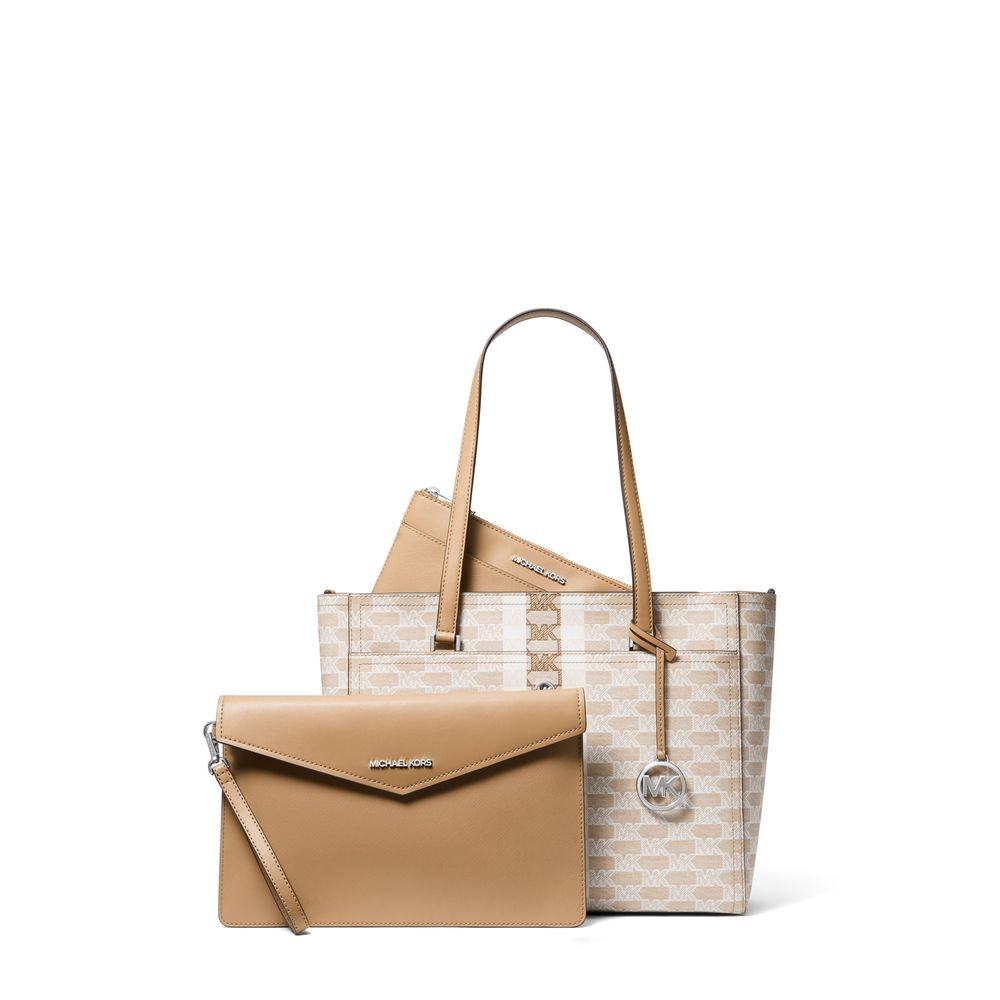 Bolsa de assinatura - Bolsa grande com logotipo Maisie de Michael Kors