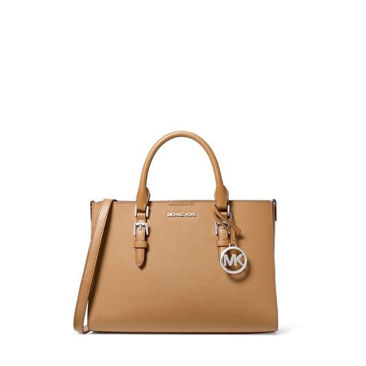 Borsa a tracolla raffinata - Charlotte 2In1 Medium Leather Crossbody di Michael Kors