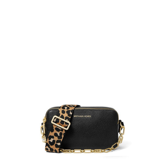 Bolsa de luxo versátil - Bolsa pequena de couro Jet Set by Michael Kors