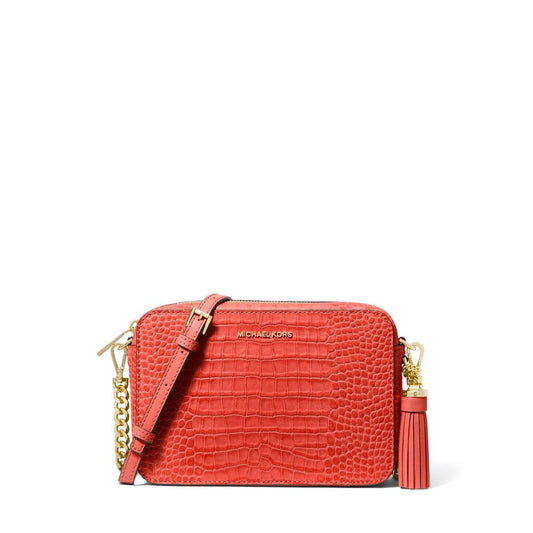 Bolsa elegante para o dia a dia - Bolsa de couro média Jet Set by Michael Kors