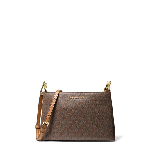 Borsa a tracolla media Michael Kors Trisha Logo