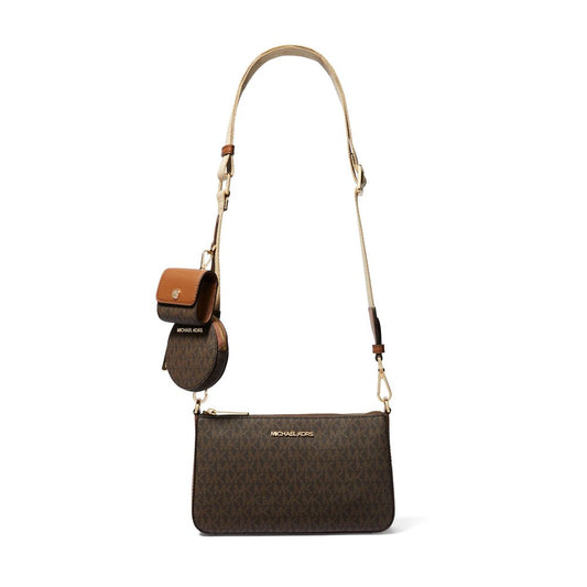 Bolsa versátil e refinada - Bolsa de mão pequena com logotipo Jet Set da Michael Kors