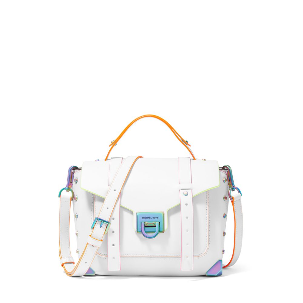 Borsa a tracolla classica - Manhattan Medium Crossbody in pelle di Michael Kors