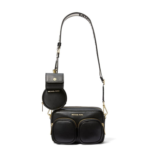 Bolsa elegante e chique - Bolsa de couro Jet Set Crossbody pequena da Michael Kors