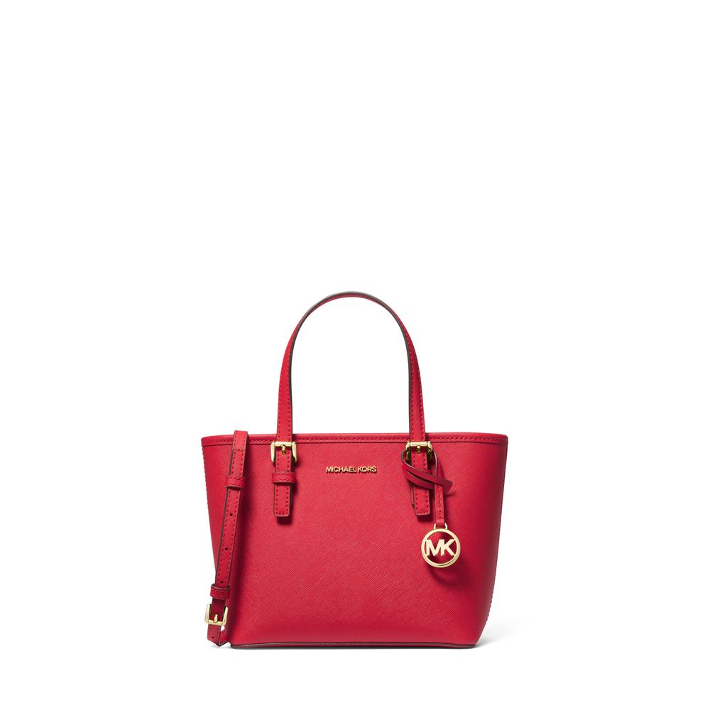 Bolsa Signature - Bolsa de Couro Jet Set Media da Michael Kors