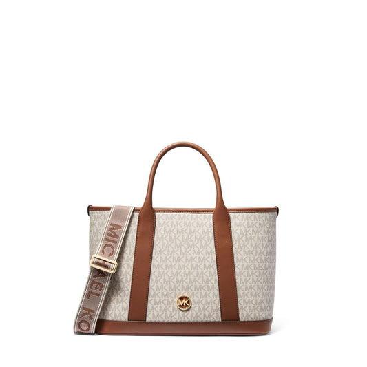 Bolsa de Ombro Clássica - Bolsa de Ombro Média Luisa Logo Crossbody by Michael Kors