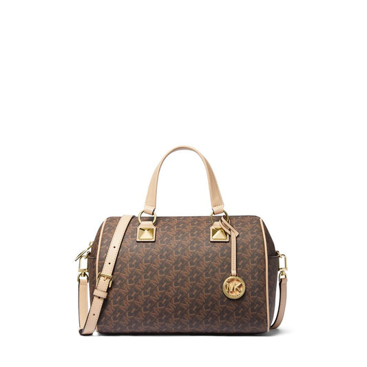 Borsa a tracolla di lusso - Logo Grayson medio di Michael Kors