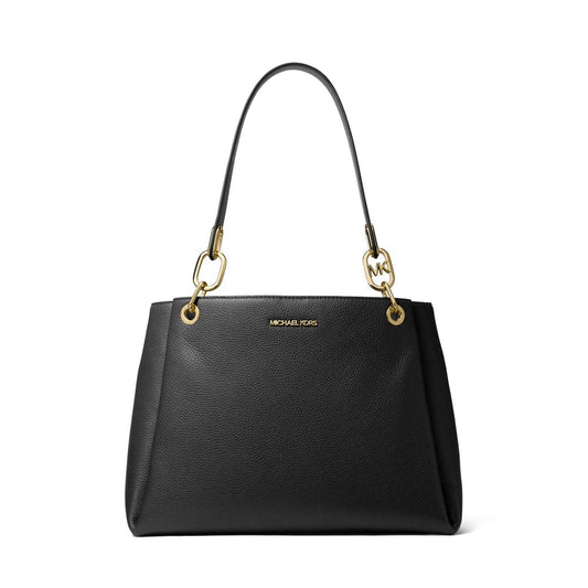 Borsa a tracolla versatile e chic - Logo Trisha grande di Michael Kors