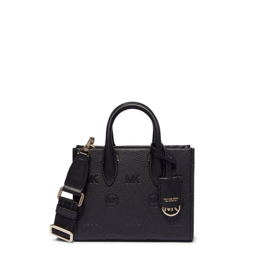 Bolsa refinada e chique - Bolsa de couro pequena Mirella Crossbody da Michael Kors