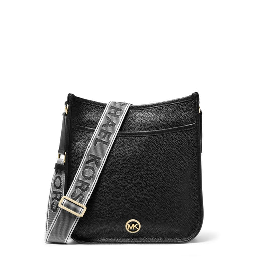 Bolsa de luxo para uso diário - Bolsa de couro grande Luisa Crossbody da Michael Kors