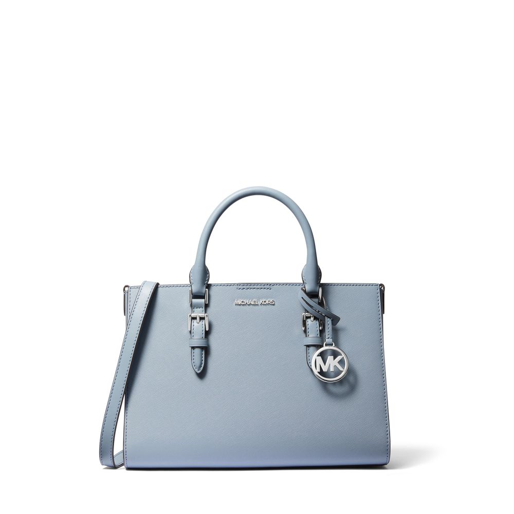 Bolsa de ombro de luxo - Charlotte 2In1 Medium Leather Crossbody by Michael Kors