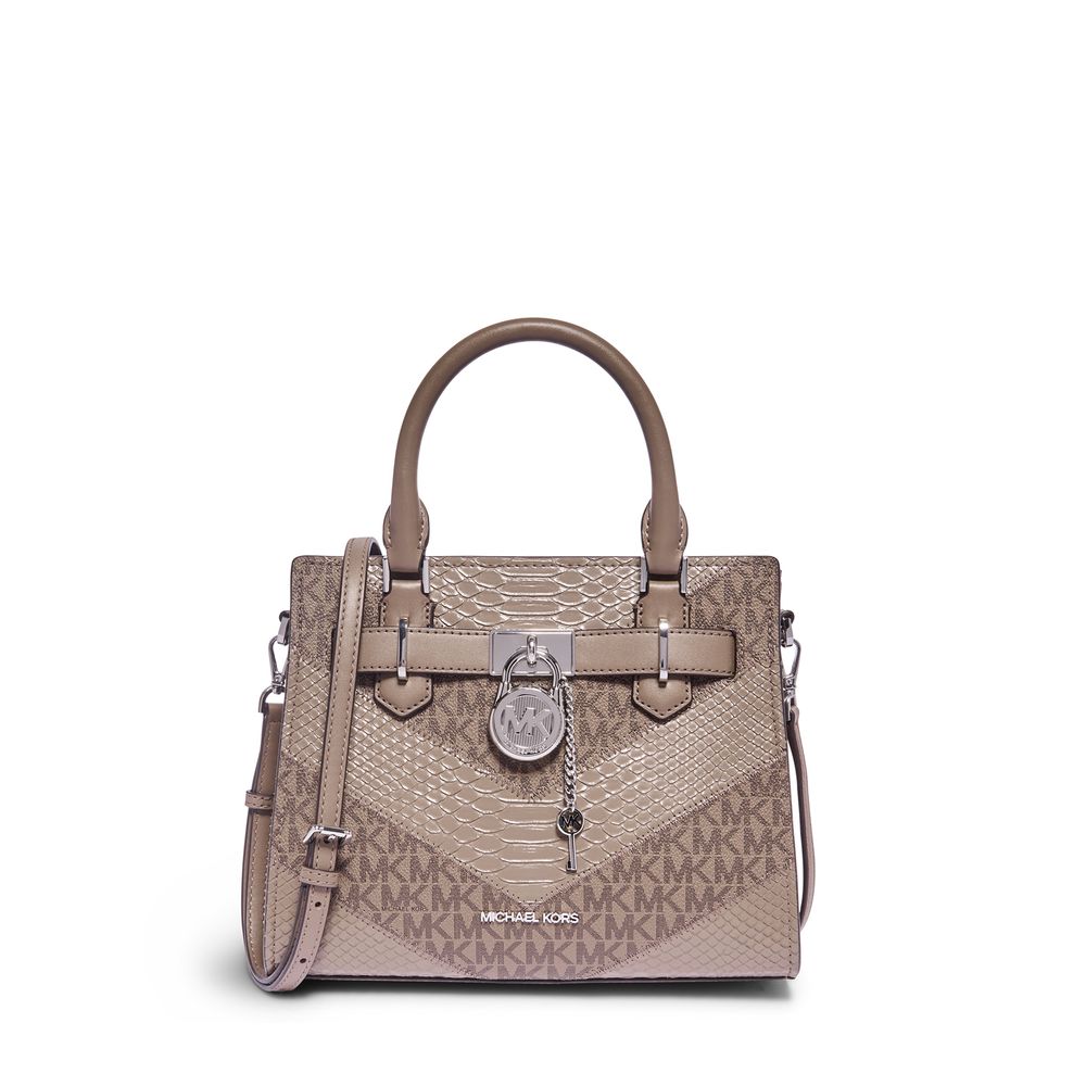 Bolsa de ombro clássica com logotipo pequeno Michael Kors Hamilton