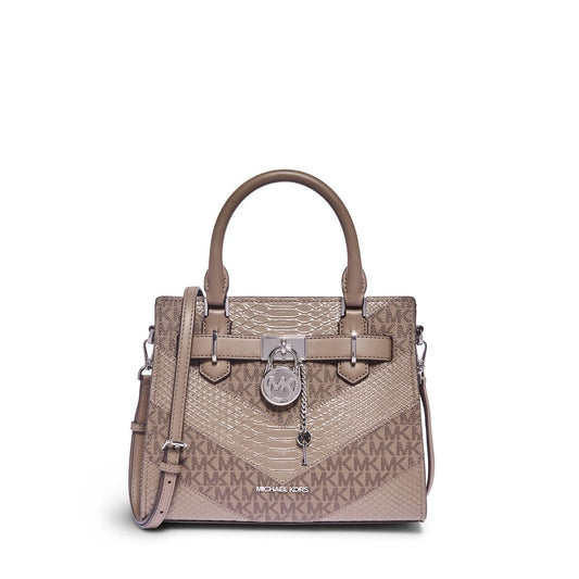 Bolsa de ombro clássica com logotipo pequeno Michael Kors Hamilton