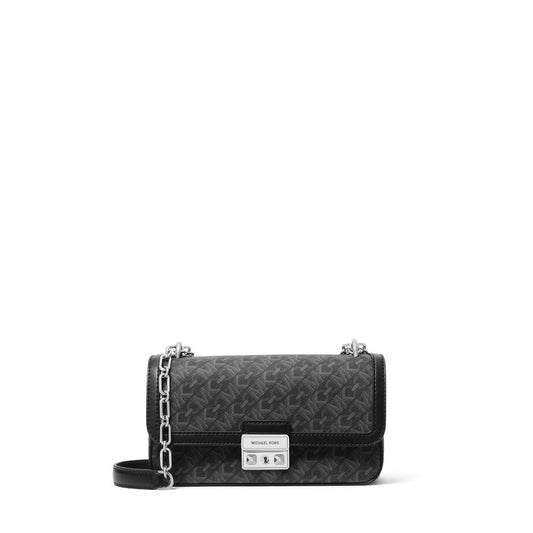 Borsa a tracolla elegante e chic - Logo Tribeca piccolo di Michael Kors