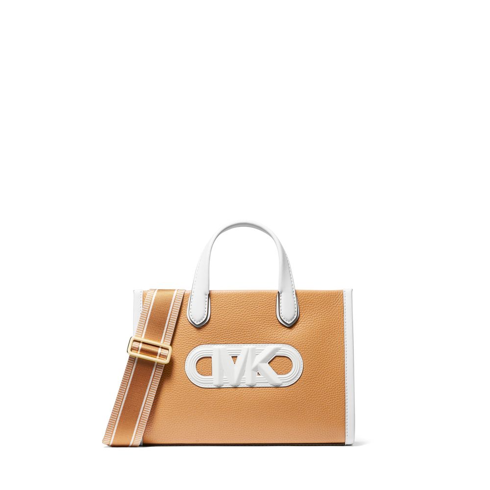 Bolsa de luxo elegante - Bolsa de couro pequena Gigi Crossbody da Michael Kors