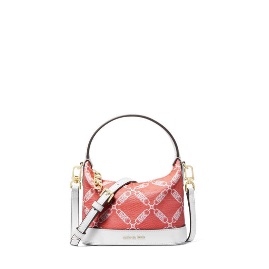 Bolsa refinada de luxo - Bolsa de mão pequena com logotipo Wythe da Michael Kors