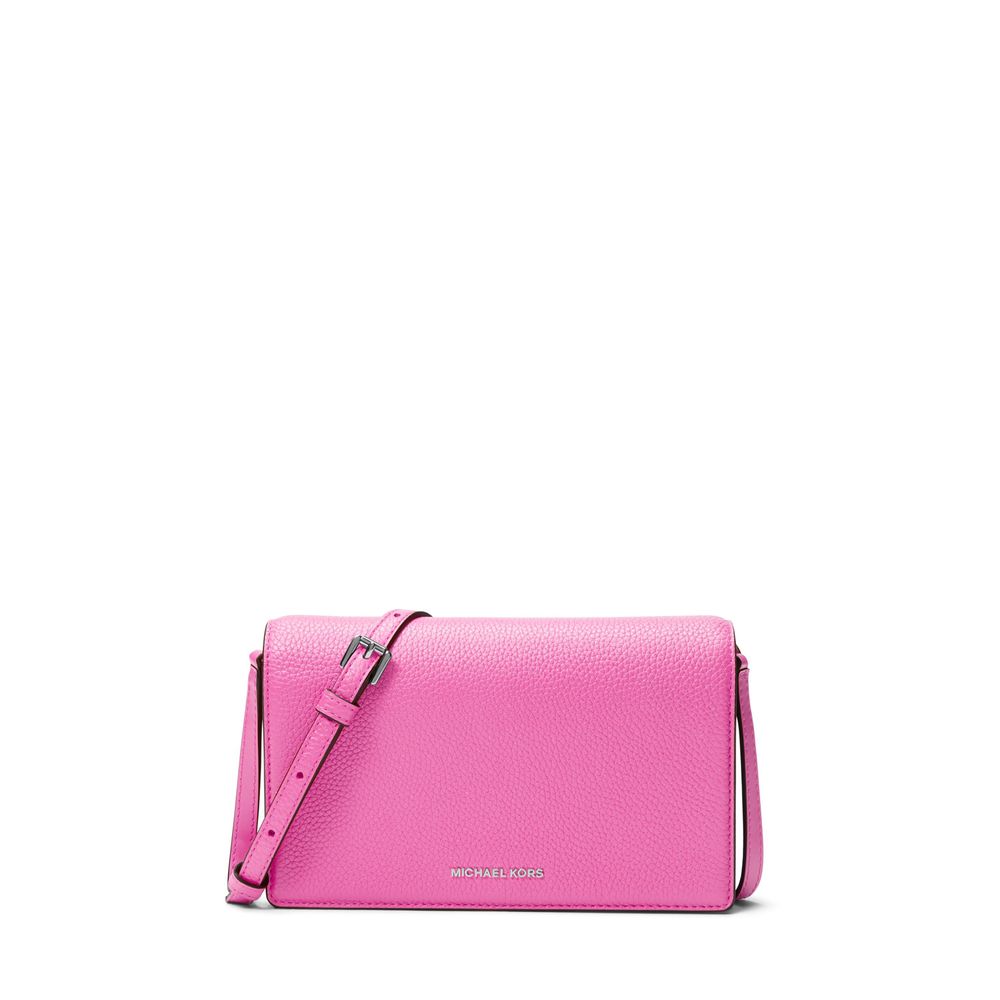 Bolsa elegante para o dia a dia - Jet Set Medium Leather Crossbody by Michael Kors