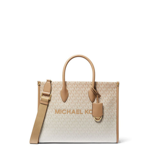 Bolsa de assinatura - Bolsa média com logotipo Mirella de Michael Kors