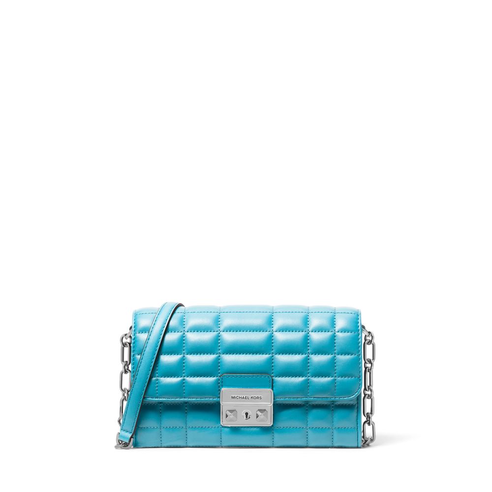 Bolsa Signature Everyday - Bolsa de couro pequena Tribeca Crossbody da Michael Kors