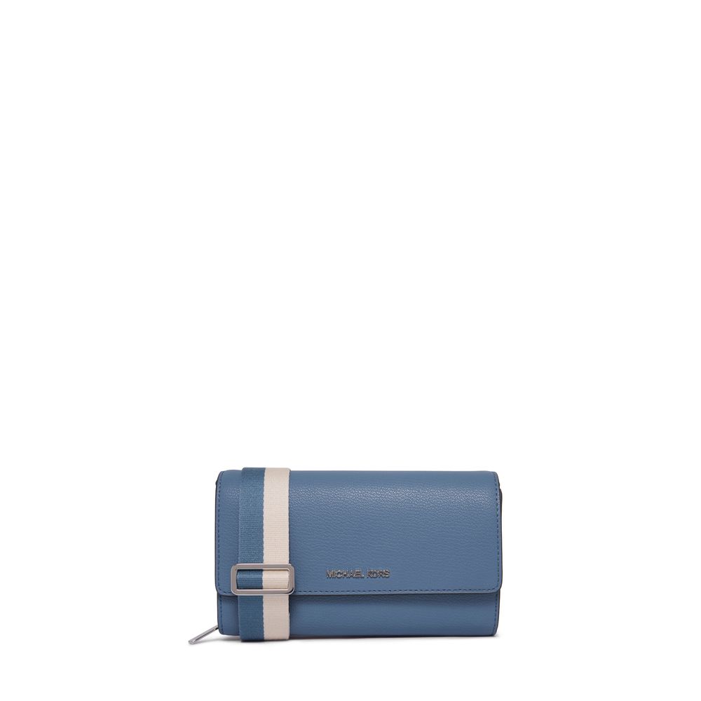 Bolsa Signature Chic - Bolsa de Couro Pequena Jet Set Crossbody da Michael Kors