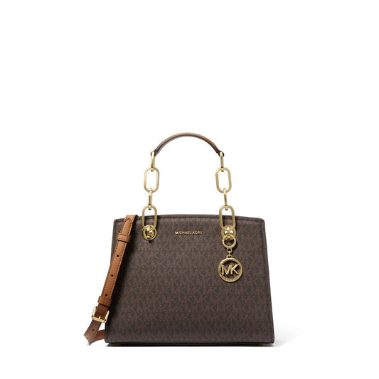 Bolsa de ombro versátil - Bolsa pequena com logotipo Cynthia de Michael Kors