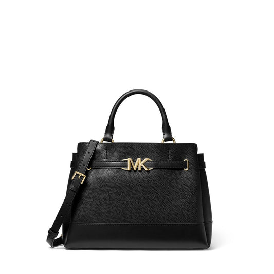 Bolsa de ombro de luxo - Bolsa grande de couro Reed de Michael Kors