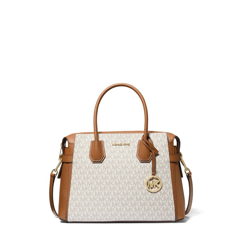Bolsa de ombro versátil - Mercer Medium Logo Crossbody by Michael Kors