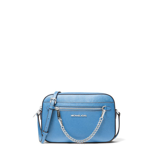 Bolsa Clássica Refinada - Jet Set Medium Leather Crossbody by Michael Kors
