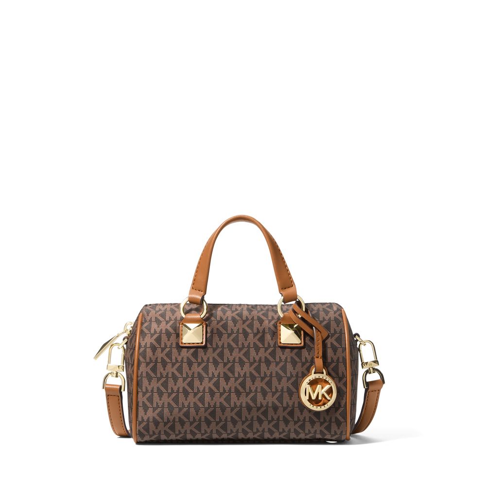 Bolsa refinada e chique - Bolsa pequena com logotipo Grayson de Michael Kors