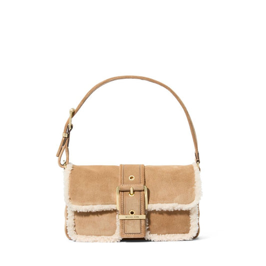 Borsa a tracolla di lusso Signature - Colby media in pelle scamosciata di Michael Kors