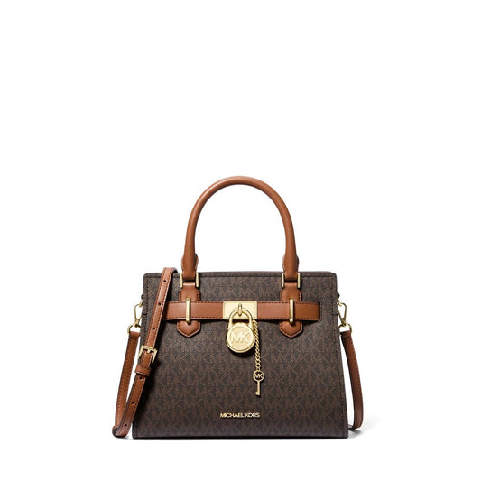 Bolsa de ombro com logotipo pequeno Michael Kors Hamilton