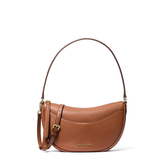 Bolsa refinada e elegante - Bolsa média de couro com alça de mão de Michael Kors
