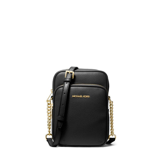 Bolsa Clássica para o Dia a Dia - Jet Set Medium Leather Crossbody by Michael Kors