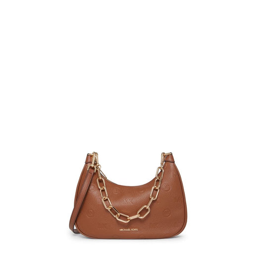 Borsa a tracolla in pelle raffinata Signature - Large Cora di Michael Kors