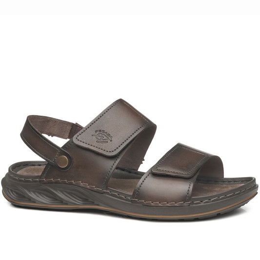 Sandalias Pegada Levitech Marrones Hombre