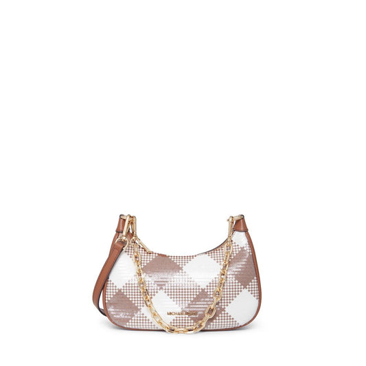 Borsa a tracolla Signature Refined - Cora Medium di Michael Kors
